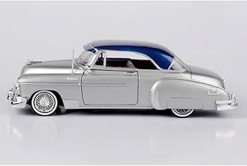 Amazon.com: 1950 Chevy Bel Air Lowrider Silver Metallic with Blue